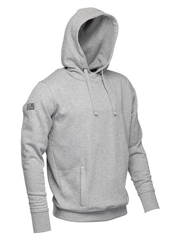 JCB Essential Hoodie Marl Grey XL D+AH-XL | JCB