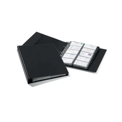 Durable VISIFIX ECONOMY Business Card Album Black A4 2444/01