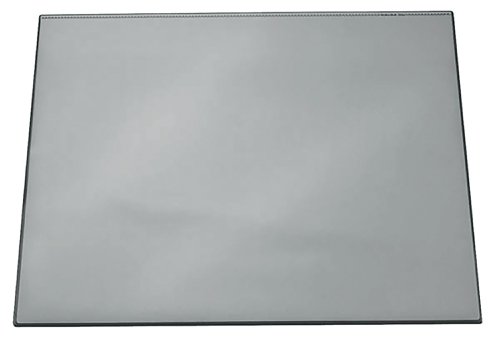 Durable non-slip desk mat with a flexible transparent cover welded at top edge, ideal for keeping notes, messages, etc. close to hand. The desk mat also provides a comfortable writing surface. Measuring W650 x 520mm, these desk mats are supplied in grey.