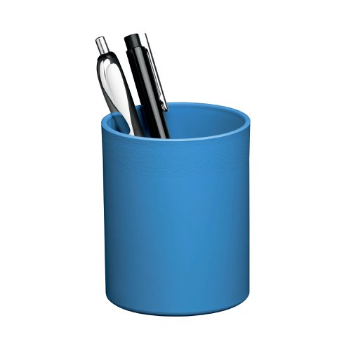 Durable ECO Recycled Plastic Pen Pot Blue 775906