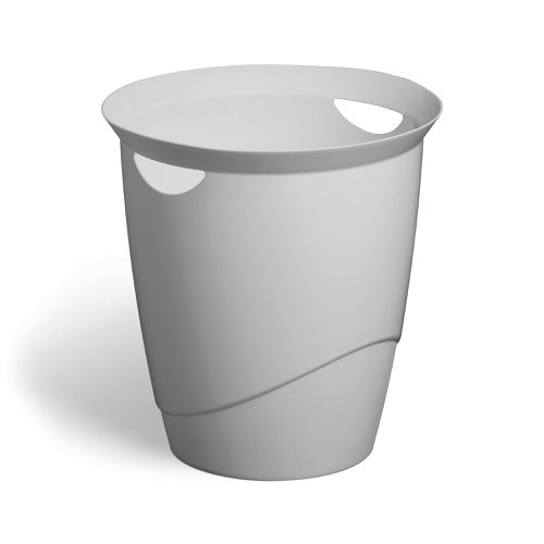 The Durable waste basket ECO is an eco-friendly waste bin that looks great on the desktop and is also good for the planet. Made from a minimum of 80% recycled plastic with Blue Angel certification which helps consumers make sustainable buying choices. Supplied in opaque grey, the bin has a diameter of 315mm and a height of H330mm.