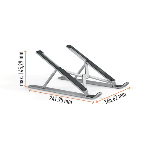 Durable Premium Foldable Laptop Stand Rise Aluminium 505123