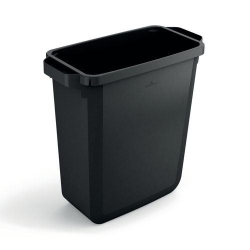 Durable Durabin Eco Bin 60 Litre Rectangular 282x590x600mm Black 1800503221