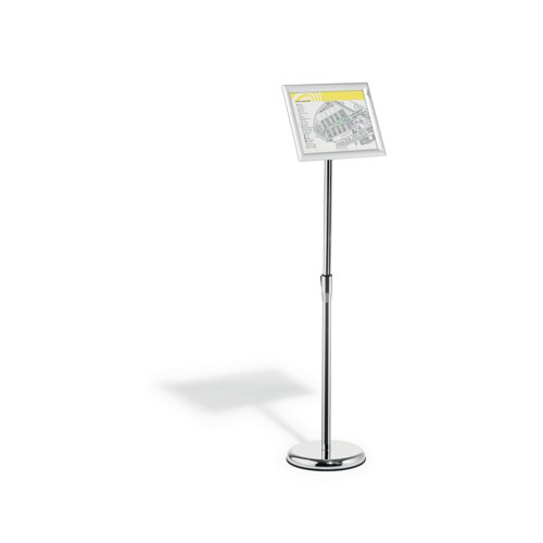 Durable Floor Infostand Aluminium Snap Frame A4 479823