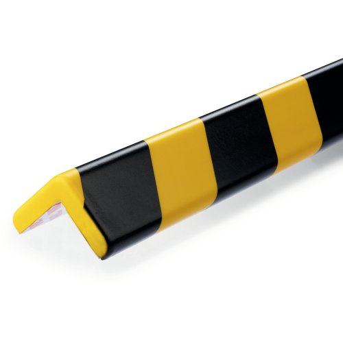 Durable Corner Protection Profile C35 Yellow/Black (Pack of 5) 1102130