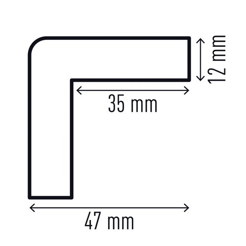 Durable Corner Protection Profile C35 Yellow/Black (Pack of 5) 1102130