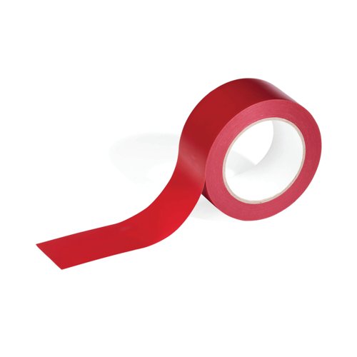 Durable Duraline Floor Marking Tape 50mm x 33m Red 104403