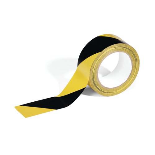 Durable Duraline Floor Marking Tape 50mm x 33m Yellow/Black 1044130