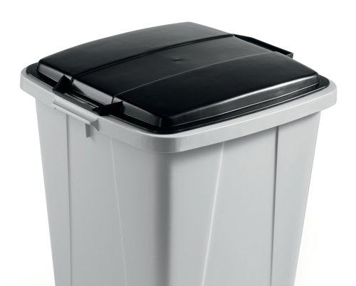 Durable Lid for Durabin Eco Square Waste Bin 90 Litre Black 1800506221