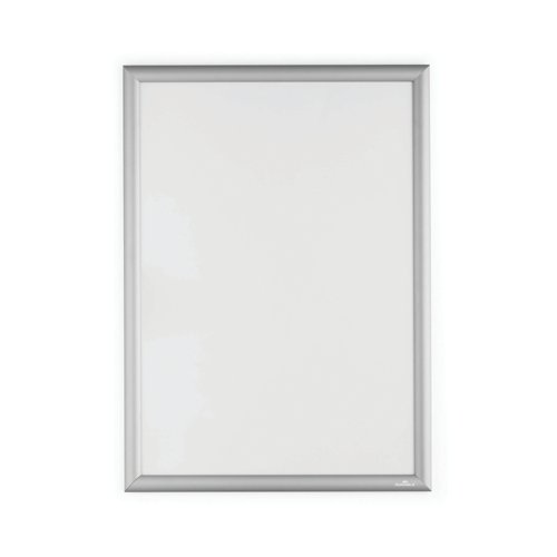Durable Aluminium Snap Frame Notice Holder A2 Silver 500823