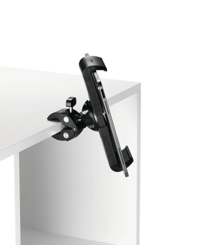 Durable Tablet Holder Clamp XL Black 894601