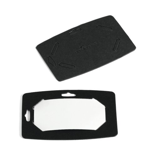 Durable Recycled Paper Name Badges with Inserts 40x75mm (Pack of 20) 827201