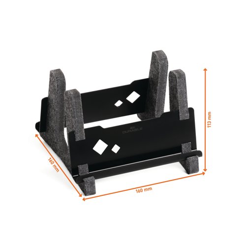 Durable Recycled Felt Vertical Laptop Stand 3-in-1 Holder 508058