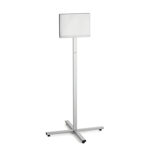 Durable Outdoor Stainless Steel Floor Stand A4 Grey 502057