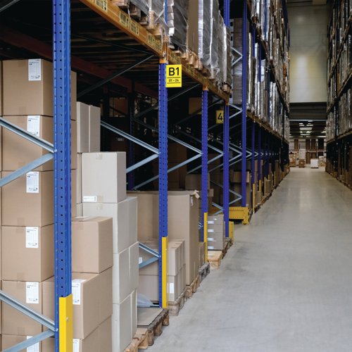 Durable Self-Adhesive Warehouse Aisle Sign A5 Portrait (Pack of 10) 185719