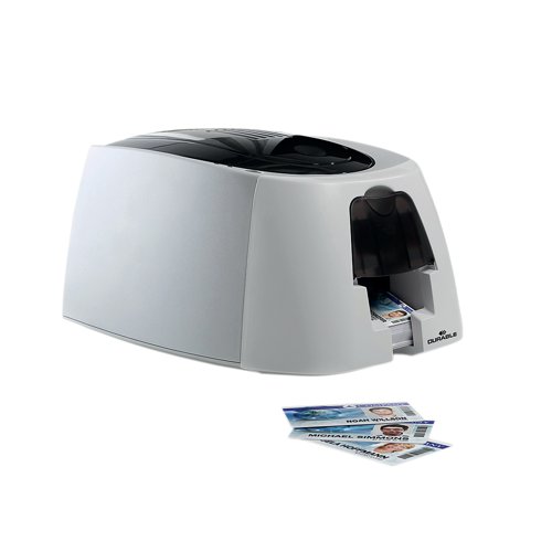 Durable DURACARD ID 300 ID Name Badge Card Printer with Ribbon and 100 Cards 891065 | DB80822 | Durable (UK) Ltd