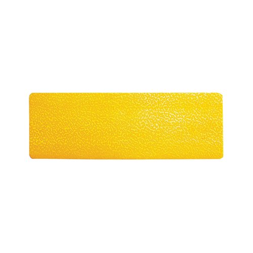 Durable Heavy Duty Adhesive Floor Mark Dash Yellow Pack of 10 170304