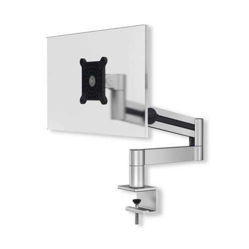 Durable Monitor Mount PRO for 1 Screen Up to 27 Inch with Desk Clamp Attachment 508323