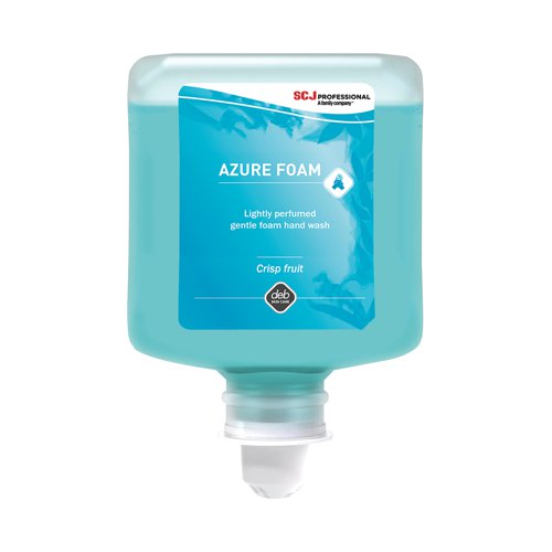 Deb Refresh Azure Foam Wash 1 Litre Cartridge (Pack of 6) AZU1L