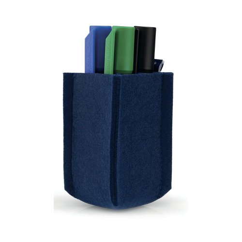 Magnetoplan MagnetoTray Felt Pen Holder Small Blue 60x60x100mm 1227614 | Deflecto Europe