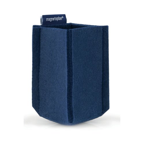 Magnetoplan MagnetoTray Felt Pen Holder Small Blue 60x60x100mm 1227614