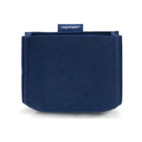 Magnetoplan MagnetoTray Felt Pen Holder Medium Blue 130x60x100mm 1227714 | Deflecto Europe