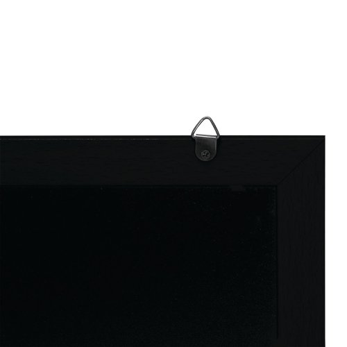 Securit Woody Chalkboard with White Chalk Marker and Mounting Kit 300xx10x400mm Black WBW-BL-30-40