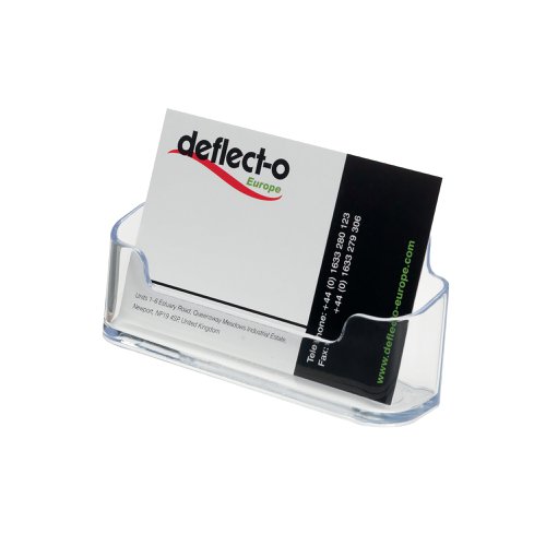 Deflecto Business Card Holder DE701YTCRY