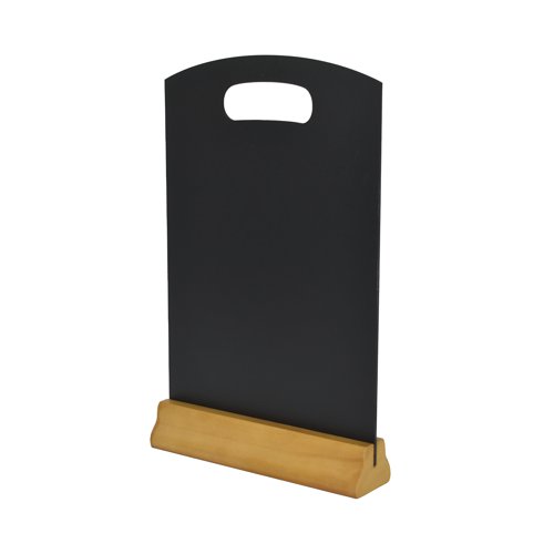 Deflecto A5 Countertop Chalkboard Information Display 150x55x250mm CTCBA5 Chalk Boards DF90624