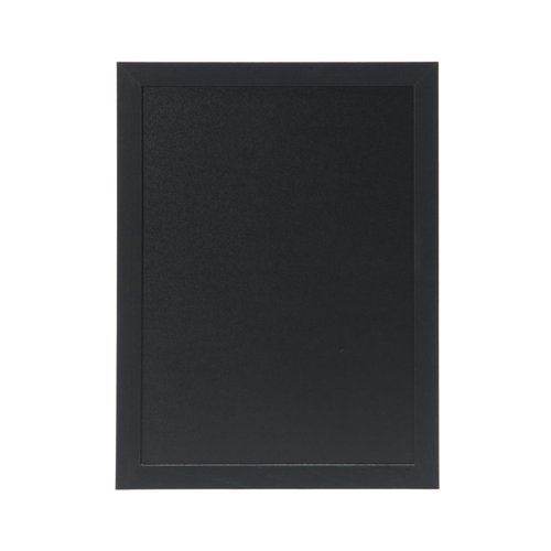 Deflecto Wall Mounted Chalkboard 300x400mm Black WCB-30-40-BLK - DF91451