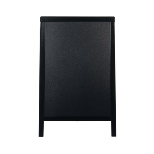 Deflecto Double Sided Pavement A Frame Chalkboard 850x545x560mm Black PACB-85-BLK