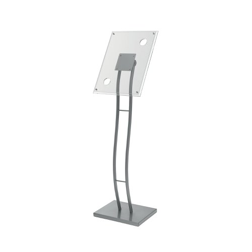 Deflecto Curve Floor Standing Sign/Information Holder A3 370x280x1285mm 2046A3