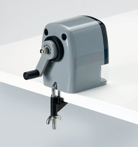 Dahle Desktop Pencil Sharpener with Clamp Grey/Black 00133-21281 | Dahle