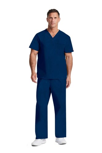 Dickies Signature Unisex Scrub Top: Comfort, Style & Practicality for Healthcare Professionals Navy