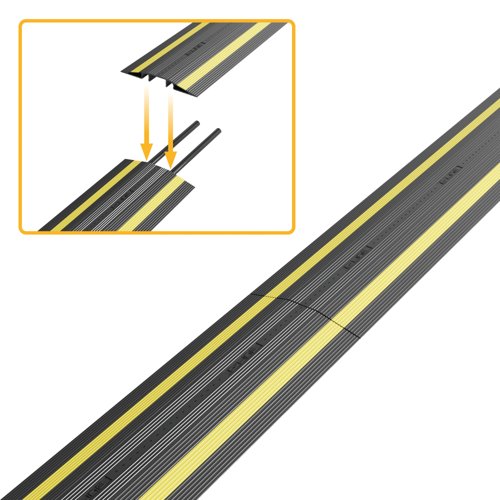 D-Line Cable Protector Ramp 15 Degrees DO-1M-BLK