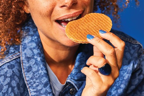 Daelmans Jumbo Caramel Stroopwafels (Pack of 24) 70101208