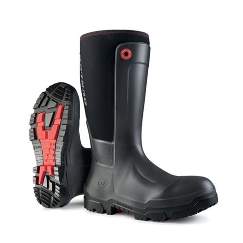 Dunlop SnugBoots 1Pr Workpro Breathable Waterproof Upper Full Safety Boots 1Pr Black 7 NE68A9307