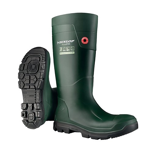 Purofort Fieldpro Full Safety Wellington 1 Pair Green 04