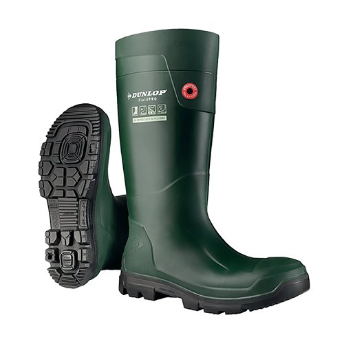 Purofort Fieldpro Full Safety Wellington 1 Pair Green 07