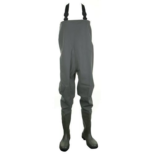 Dunlop Full Safety Waterproof Steel Toe Capped Chest Wader 1 Pair Green 06