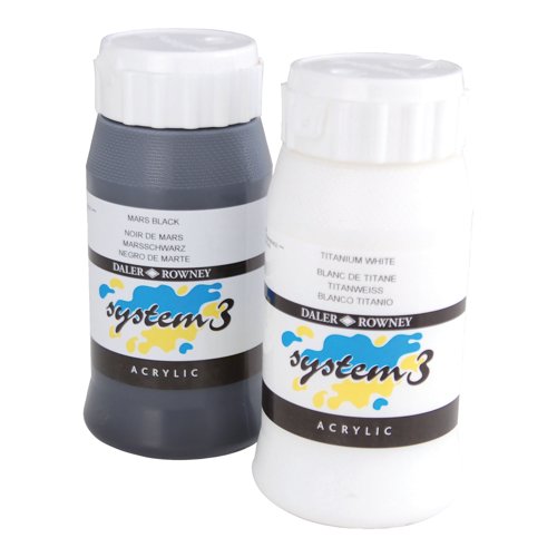 Daler-Rowney System 3 Acrylic Paint 500ml Cerulean Blue 500ST3CRB