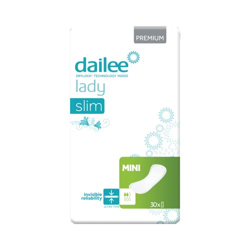 Dailee Lady Premium Slim Mini Incontinence Pads (Pack of 30) I0300188