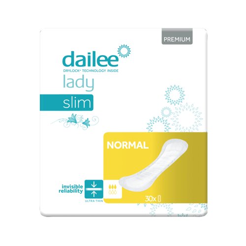 Dailee Lady Premium Slim Normal Incontinence Pads (Pack of 30) I0300189