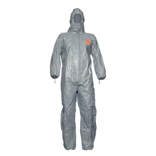 Dupont Tyche 6000F Hooded Coverall Grey S TYFBSS