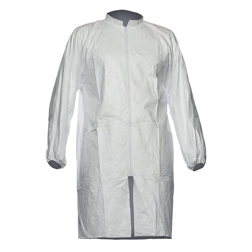 Dupont Tyvek 500 Lab Coat Pl309 (Pack of 10) White S TPL309WS