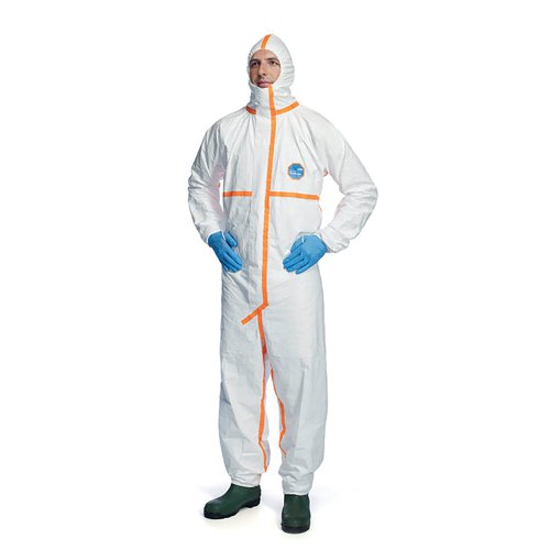 Dupont Tyvek 800J Hooded Coverall White S TBSH800JS