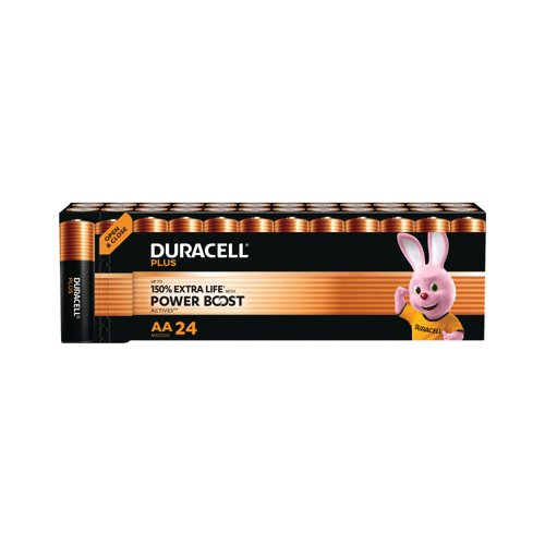 Duracell Plus AA Batteries with Power Boost (Pack of 24) 5019178