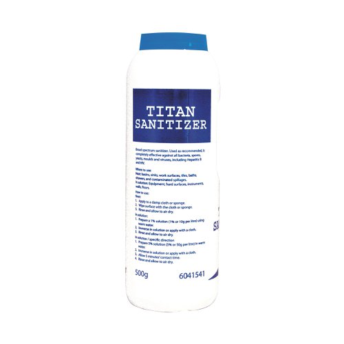 Titan Sanitiser Detergent Powder 500g 100884197 Washing Up Products DV41541