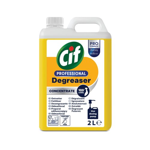 Cif Professional Conc Degreaser 2 Litres Pack of 2 9303908