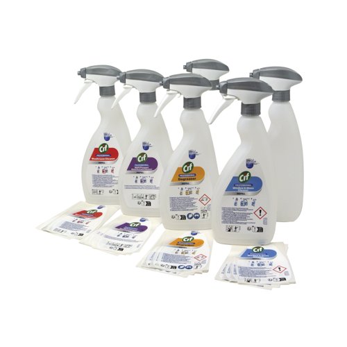 Cif Professional Dosing Bottle Kit 750ml Pack of 6 9312923